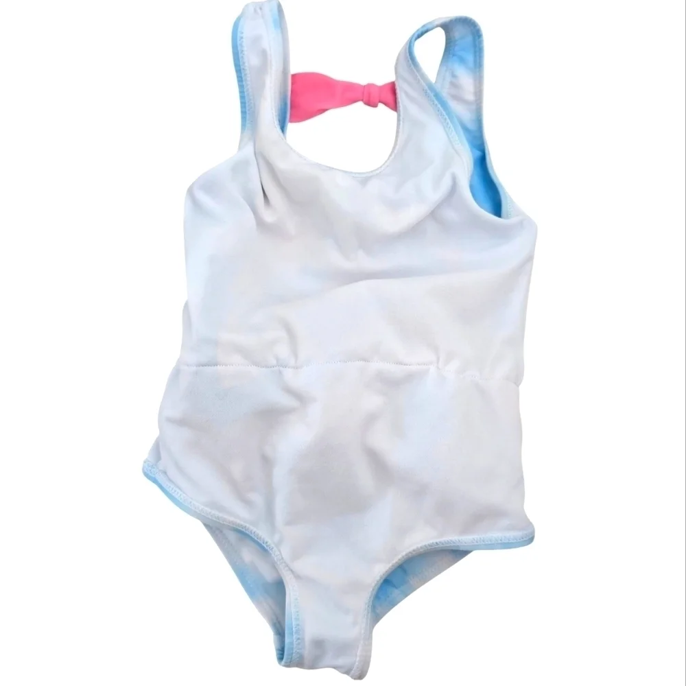 Disney Girls Cinderella Swimsuit Blue and Pink Tutu Swimsuit Size 4T